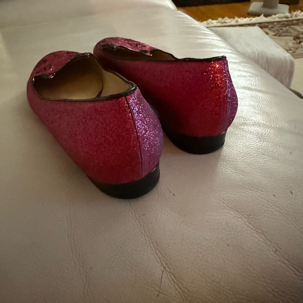 Charlotte Olympia Glittery Cat Flats - Picture 4 of 8